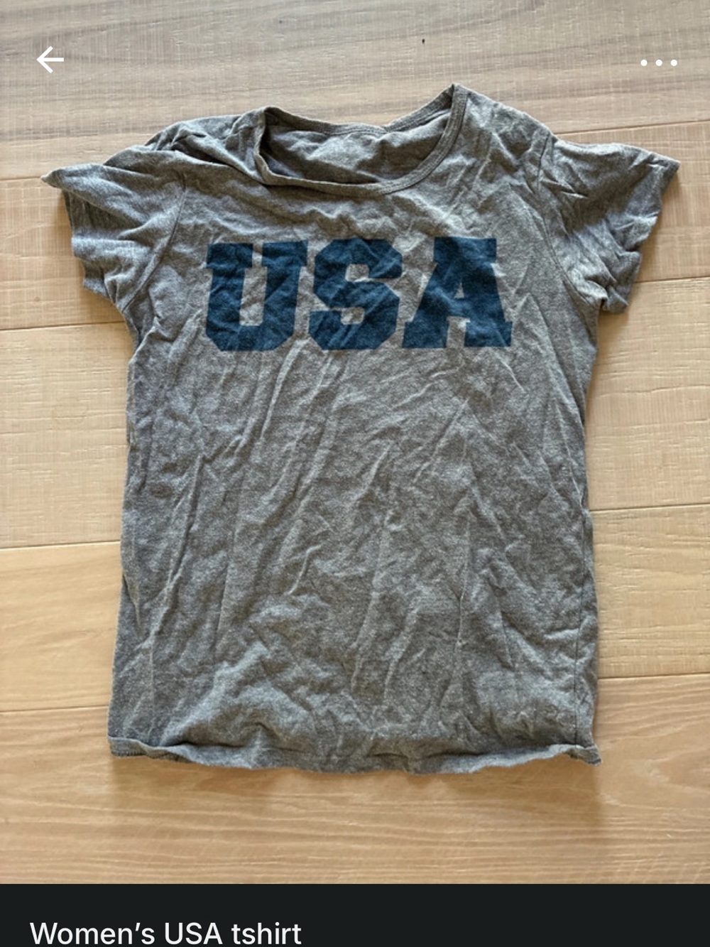 Women’s Gray USA Graphic Tee